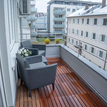 City Apartments FN L 6 KLIMATISIERT mit Balkon - Deluxe Doppelzimmer FDH Buitenkant foto