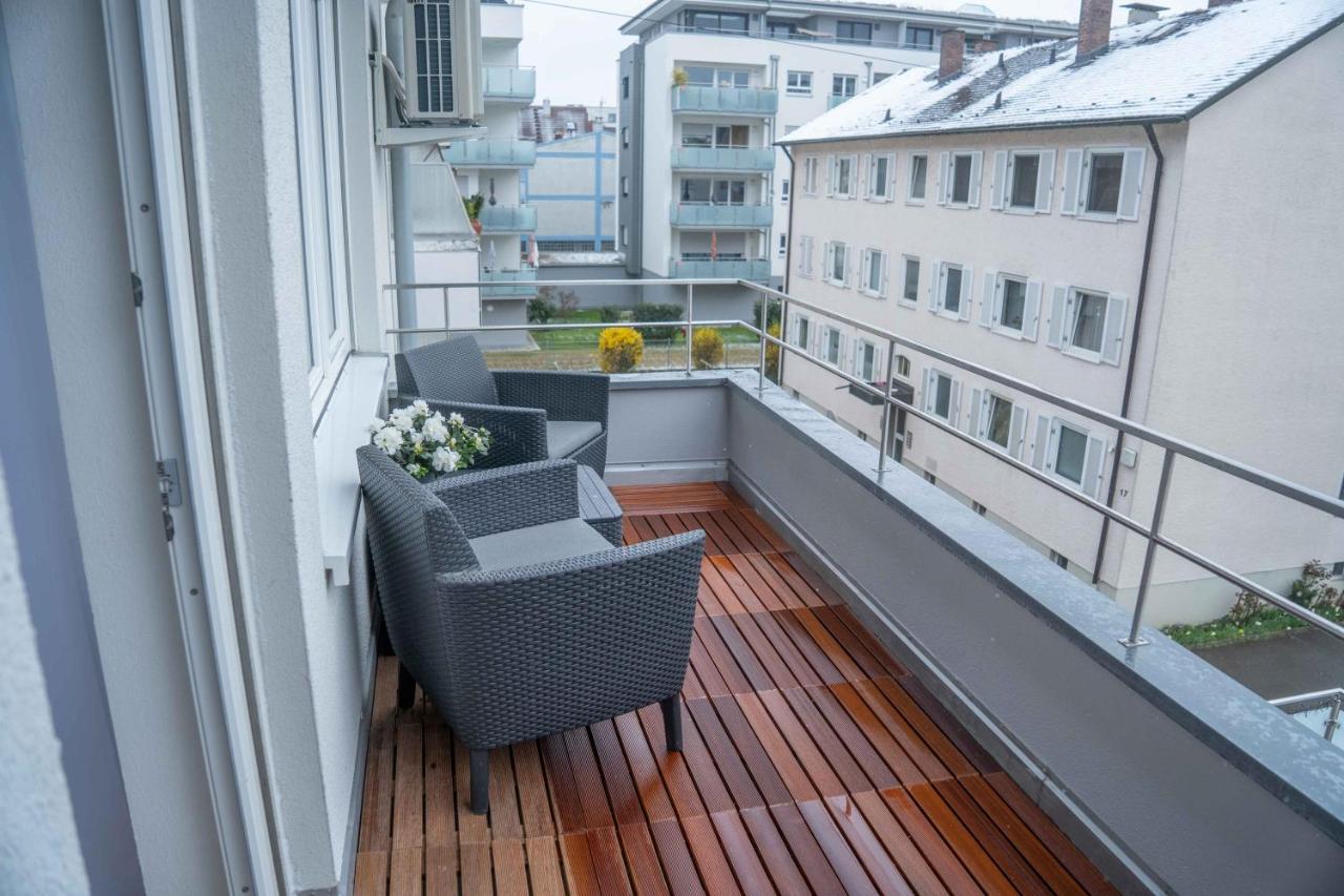 City Apartments FN L 6 KLIMATISIERT mit Balkon - Deluxe Doppelzimmer FDH Buitenkant foto